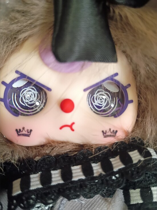 Other - Baby Three Gothic Lolita Bunny Cipher Bunny Plush Pendant Cool Eyes